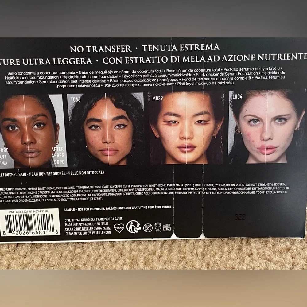 KVD Kat Von D Good Apple Serum Foundation SAMPLE